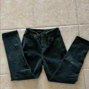 American Eagle Teal Corduroy Pants